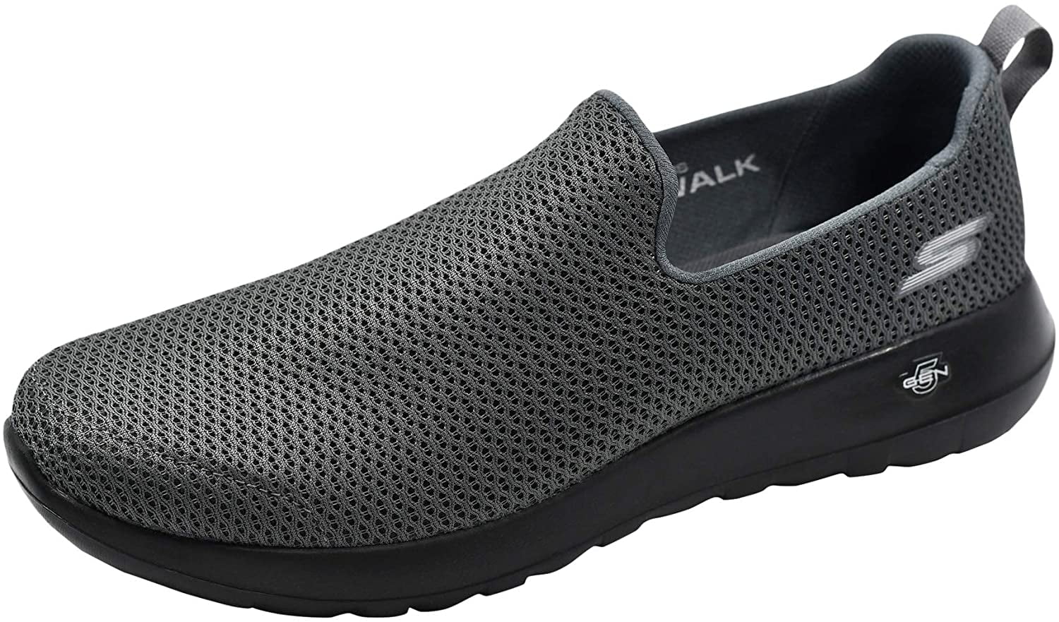 Skechers Men's Go Walk Max Slip-on Sneaker, Charcoal/Black, 13 M US