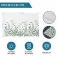 thumbnail image 6 of Sage Green Spring Floral Placemats Set of 4, Watercolor Elegant Pastoral Flowers Placemats for Dining Table, Place Mats for Kitchen Tabletop, Waterproof Wipeable Dining Table Mats Set, 6 of 9