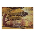 thumbnail image 1 of Nature Cutting Board, Digital Illustration of Abstract Scene Trees and Bench with Winter Snowfall, Decorative Tempered Glass Cutting and Serving Board, in 3 Sizes, by Ambesonne, 1 of 2