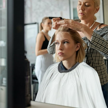 Yardwe Hairdressing Cape Hair Cutting Cape Fabric 1Set