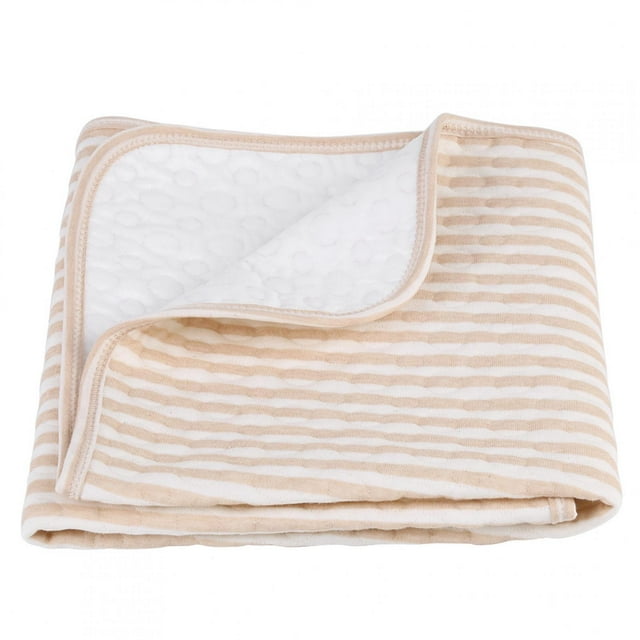 Fdit Mini colchón para bebé de Portable 100% Algodón Multifuncional Almohadilla de Aislamiento Portátil para Bebés Lavable Impermeable(M-50 * 70cm) Ecomeon no