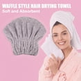 thumbnail image 3 of Unique Bargains Charcoal Fiber Hair Drying Towel Dry Cap Strong Absorbent for After Bath Drying Hair Purple, 3 of 7
