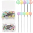 thumbnail image 4 of Dressmaker Pin Small Sewing Pin Assorted Color 5.40X1.00X0.10cm For Everyday Wear 200Pcs, 4 of 4