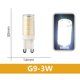 thumbnail image 1 of Lámpara LED G9 de ahorro de energía, Bombilla para iluminación del hogar, 220V, 3W, SMD2835, 1 of 4