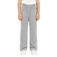 thumbnail image 2 of Hansber Kids Boys Girls Adaptive Sweatpants Tear Away Pants with Zipper Side Full Open Leg Surgery Trousers Grey 14, 2 of 6