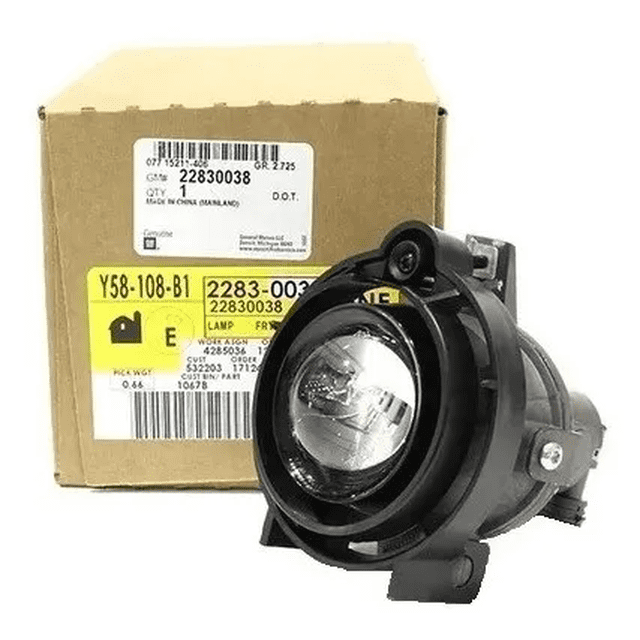 Faro Antiniebla GM PARTS Izq O Der Camaro Coupe Convertible 2014-2015 Tipo de Luz:Lampara