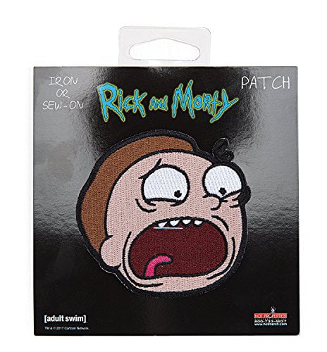 US SELLER!! RICK & MORTY "PICKLE RICK" ~ 3.6" x 1.5" IRON ON PATCH ~ BRAND NEW 