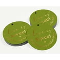 thumbnail image 3 of Inkdotpot 50 Pack Real Gold Foil Paper Tag Love Is Sweet Wedding Favor Hang Tag, 3 of 6