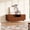 Brown - 55.9''W TV Stand, variant on ATJafurn 78.7''W Walnut Finish TV Stand for 55/60/75 inch TVs, Mid Century Modern Wooden Entertainment Center with Drawer and Cabinet for Living Room