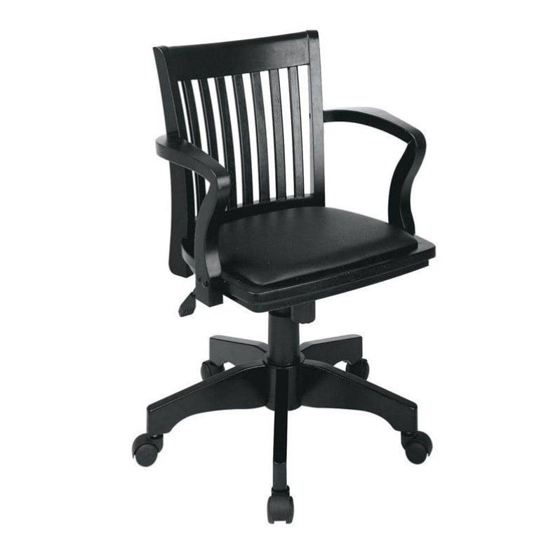 Wooden Office Chair With Arms  - Those Toddlers Just Love To Open Doors And Help.