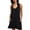 A6-Black, variant on Women's Summer Casual V Neck T Shirt Dresses Simple Tank Vest Dress Beach Cover up