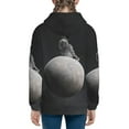 thumbnail image 6 of Kdxio Astronaut Sitting On Mercury Planet Pattern Kids Boys Girls Zip Up Hoodie 3D Printed Hooded Sweatshirt Hoody Coat with Pocket 7-12 Y-Medium, 6 of 6