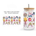 thumbnail image 2 of Navidad Winnie de Disney oso Pooh 3D UV DTF envolturas pegatina de transferencia DIY para taza de vidrio Libbey de 16 oz calcomanías impermeables tazas y vasos, 2 of 4