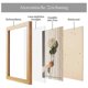 thumbnail image 3 of Photo frame, eco-friendly, natural wood color, 10 x 15 cm, 4 pieces, 3 of 5