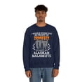 thumbnail image 4 of Push You In Front of Zombies save Alaskan Malamute Unisex Sweatshirt S-2XL, 4 of 9