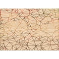 thumbnail image 1 of Ahgly Company Machine Washable Indoor Rectangle Transitional Bronze Brown Area Rugs, 7' x 10', 1 of 7