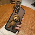 thumbnail image 3 of Funda mate para Huawei NOVA Y70 10 9 8SE 8 7SE 7I 7 6 5I 4 3I 4G 5G Funda Coque Capa Shell cubierta travieso t-oso de peluche pareja, 3 of 5