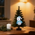 thumbnail image 5 of Christmas LED Lighted Christmas Bear Ornament Xmas Tree Pendant and Decor for Holiday Home Decoration, 5 of 6