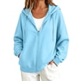 thumbnail image 2 of Msgweeeg Hooded Zip-Up Sweatshirt, Midweight, Women's S-XXXL, 2 of 9