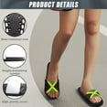 thumbnail image 6 of Jrysaedy Jamaica Flag Pattern Slide Sandals for Women Men Ultra Comfort Recovery Pillow Slippers Soft Summer Beach Shoes, 6 of 7