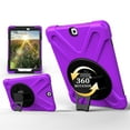 thumbnail image 5 of XYX Case for Samsung Galaxy Tab S2 9.7 inch SM-T810/SM-T815 with 360 Degree Rotating, Hand Strap, Shoulder Strap, Purple, 5 of 7