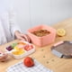 thumbnail image 4 of Pisexur Batería de cocina Lonchera de plástico de doble capa con compartimento pequeño para estudiantes, portátil, para microondas, caja de conservación para la cocina del hogar, 4 of 6