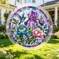 thumbnail image 5 of Beautynvta Acrylic Puzzle Suncatcher Window Hanging, 83 Pieces Sun Catcher Acrylic Puzzles, DIY Suncatchers Puzzles, Home & Garden Decor, 7.4'', (Flowers), 5 of 9