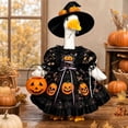 thumbnail image 5 of Sruoe Halloween Porch Goose Outfits with Witch Hat, 23" Porch Goose Clothes for Lawn Yard and Patio Decoration, Lawn Goose Clothing for Cement Goose Lawn Goose Outfit, Garden Goose Costume, 5 of 7