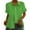 Green, variant on YOTMKGDO Button-Up Shirts Short Sleeve, Notch Neck Shirts for Women Loose Cotton Linen Lapel Blouses for Women Cardigan Solid Linen Shirts Workwear for Women Fern Green S-XXL