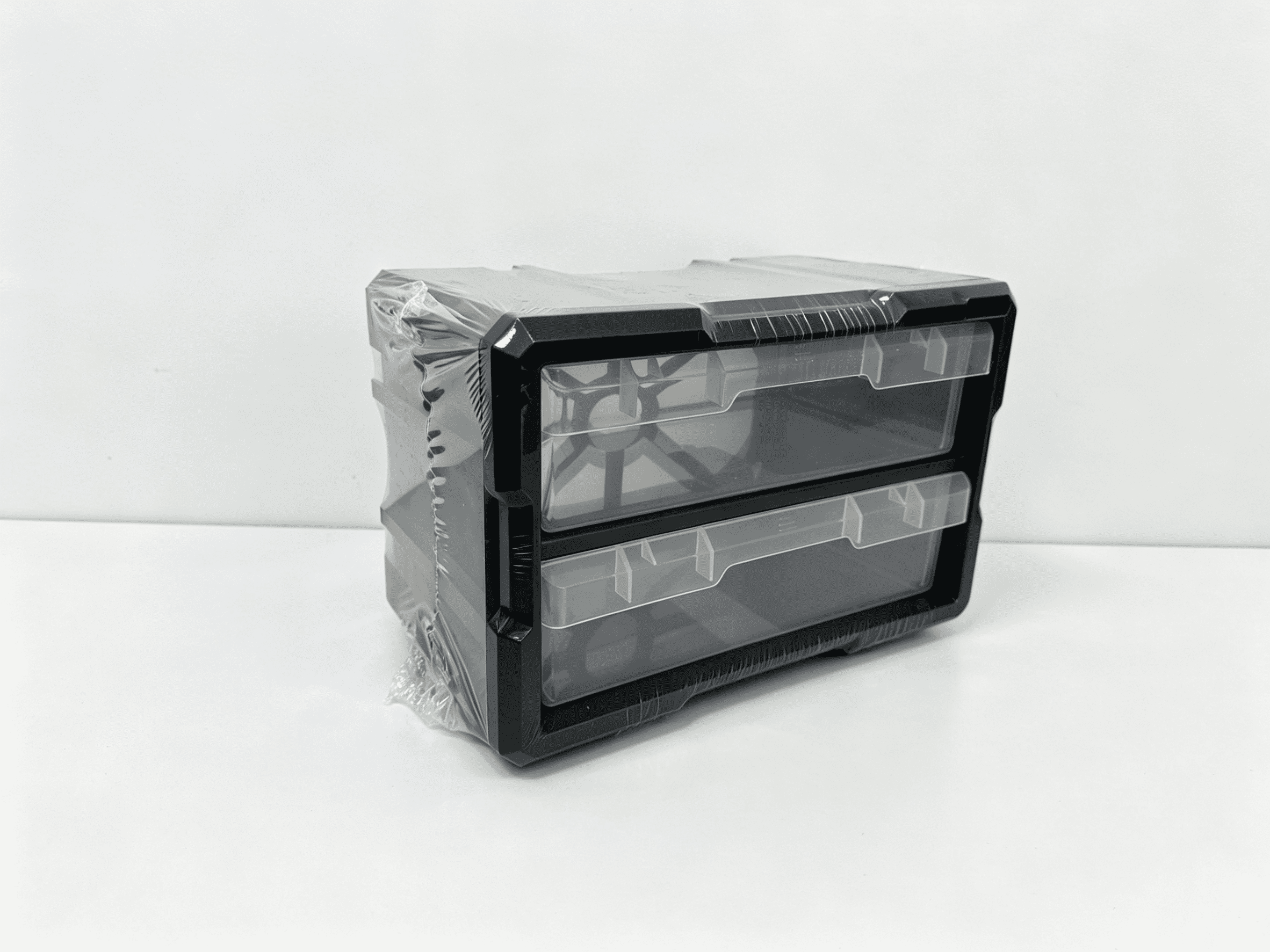 Homeworks Armoire de rangement en plastique à 12 bacs pour pièces, quincaillerie et bricolage
