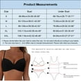 thumbnail image 4 of Bikini Top 36dd Women Swimwear Tops Full Coverage Bikini Top Push Up Swim Crop Top Tie Back Bathing Suit Tops Female Womens Bikini & Tankini Tops(Black,S), 4 of 9