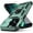Green, variant on for iPhone 13 Pro Case,with Camera Lens Cover HD Screen Protector,[Military Grade] Ring Car Mount Kickstand Hybrid Hard PC Soft TPU Shockproof Protective Case for iPhone 13 Pro, Black