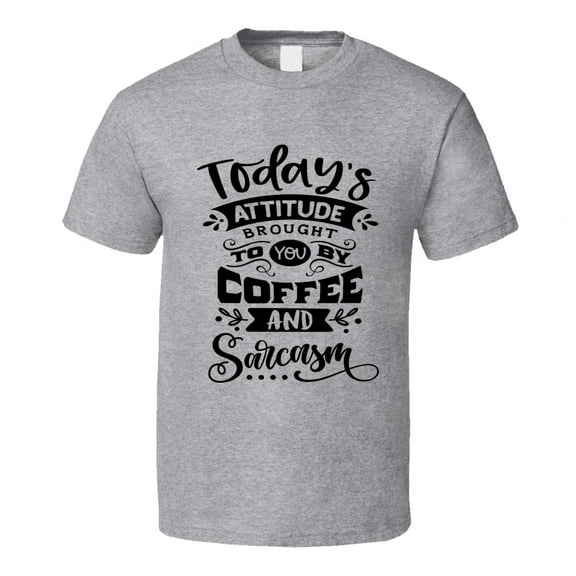 Todays Attitude Tee Funny And Sarcastic Novelty T Shirt