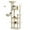 Beige, variant on Demi Bonn 69" Cat Tree Tower for Indoor Large Cats, Fat Cats with Big Hammock, Cat Climbing Tree with Scratching Posts, Condo House and Top Perch, Gray
