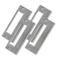 thumbnail image 1 of Phenofice 4 Pcs Plaques de Gâche de Porte en Acier Inoxydable Carrées pour Installation Résidentielle de Propriétaires d'Entreprises, 1 of 8