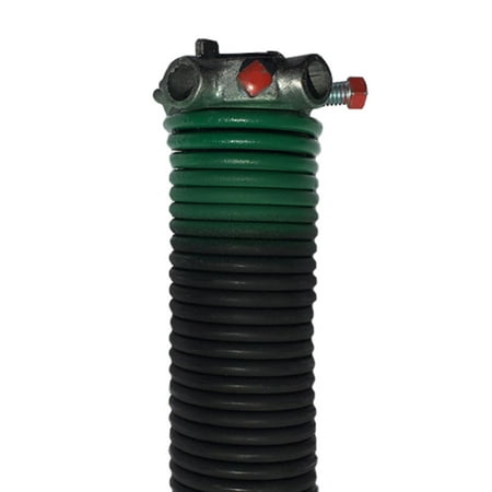 DURA-LIFT .243 x 1.75" x 33" Torsion Garage Door Spring (Green, Left Wound)