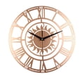 thumbnail image 2 of Reloj de Pared Pulgadas, Reloj de Pared de Redondo, Sin Tictac, Funciona con Pilas, Decoración Del Hogar para Sala de Estar, Dormitorio, Dorado Macarena Reloj de pared, 2 of 7