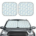 thumbnail image 2 of Haiem Cute Cat Car Windshield Sun Shade (2 Pieces) Foldable Windshield Sun Shade Car Accessories for Truck SUV Pickup-Medium, 2 of 7