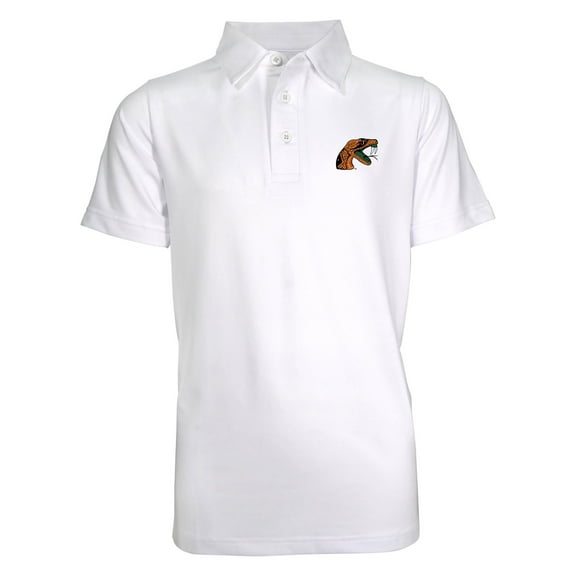 Youth Garb White Florida A&M Rattlers Blake Youth Polo