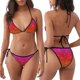 thumbnail image 3 of Disketp Rainbow Glitter para Bañador de Dos Piezas para Mujer, Bikini Sexy Halter String, Conjunto de Bikini en Triángulo, 3 of 6