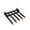 Black+Orange, variant on QinaQin Clamping Forklifts for 48-Inch Buckets, 2500-Pound Heavy-Duty Pallet Forks, 5-Fork Pallet Forks, Suitable for Tractor Parts, Loader Buckets, Skid Steer Loaders