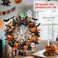 thumbnail image 6 of Noothes Halloween Pumpkin Decor 2D Acrylic Pendant Halloween Art Hanging for Wall Window and Porch Hanging Halloween Decorations Halloween Porch Decor, 6 of 6