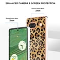 thumbnail image 7 of for Google Pixel 7a Crossbody Strap Phone Case, Anti-Fall Pattern Clear Design Transparent Soft & Flexible TPU Drop and Shockproof Protective Cover with Adjustable Nylon Neck Strap, Leopard, 7 of 7