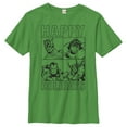 thumbnail image 1 of Boy's Marvel Happy Hero Holiday  T-Shirt - Kelly Green - Large, 1 of 2