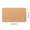 thumbnail image 4 of 500pcs Blank Kraft Paper Business Cards Word Card Message Card DIY Gift Card, 4 of 8