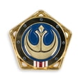 thumbnail image 1 of Insignia esmaltada de Star Wars The Mandalorian New Republic, 1 of 7