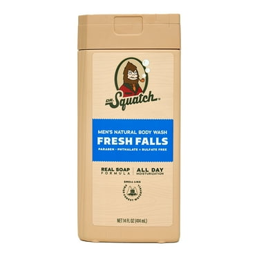 Dr. Squatch Fresh Falls Natural Body Wash for Men, 14 fl oz