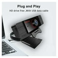 thumbnail image 4 of Webcam 1080P 2K Full HD Webcam With Microphone USB Webcam For PC Computer Laptop Desktop Education ,High Compatibility, 4 of 7