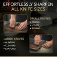 thumbnail image 3 of Rolling Knife Sharpener Kit – 3-Stage 400/1000/3000 Grit Discs – 15° & 20° Magnetic Angles – Replaceable Diamond & Ceramic Discs – Professional Kitchen & Chef Knife Sharpening System, 3 of 3
