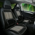 thumbnail image 5 of Cool And Breathable Massage Cushion Car Seat Cover With Lumbar Support Headrest For Home Vehicle Comfort, 5 of 9